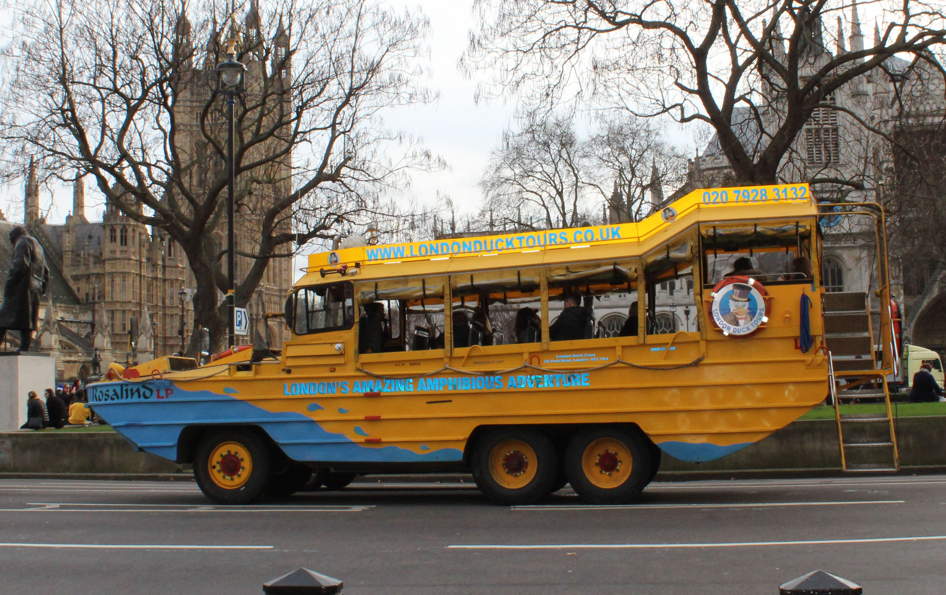yellow duck tours london