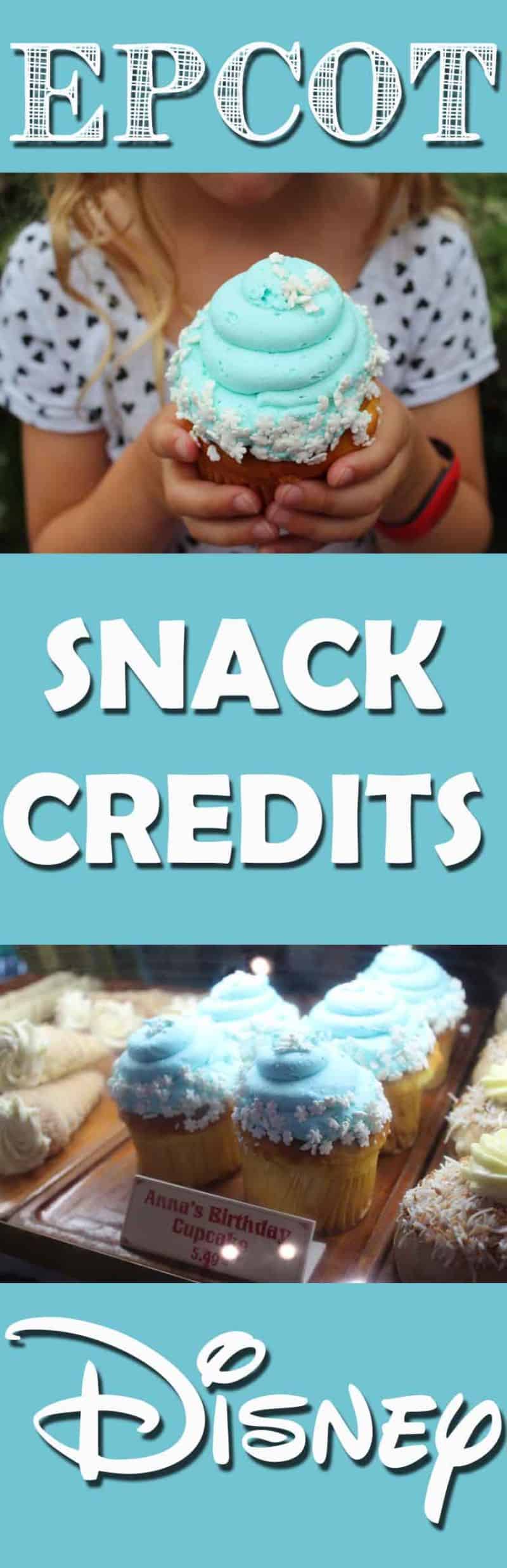 snack credits at epcot