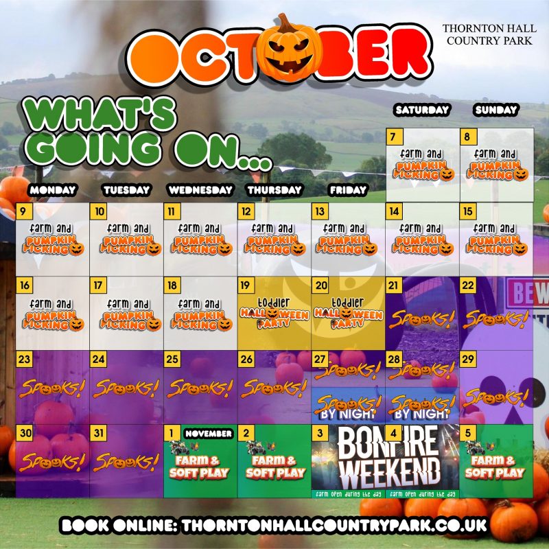 whats on at halloween in yorkshire