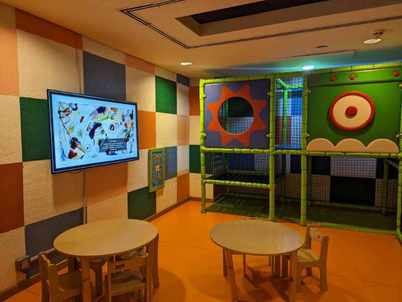 soft play area in the buffet restaurant