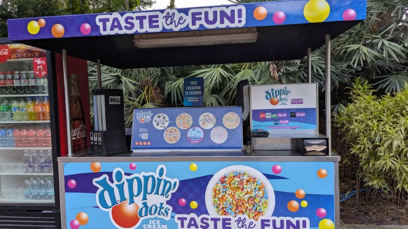 food menus at seaworld