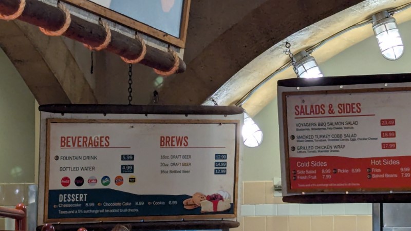 Voyagers Smokehouse review at Seaworld Orlando