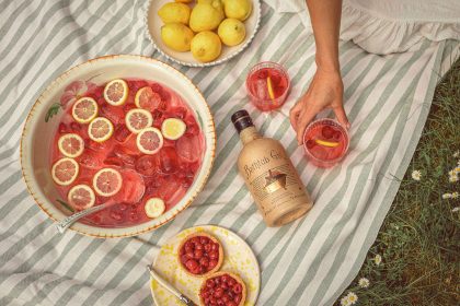 A Perfect Pink Punch for Afternoon Tea