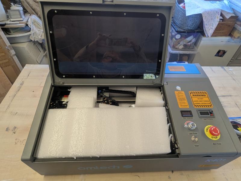 OMTech K40+ CO2 Laser with Lightburn review