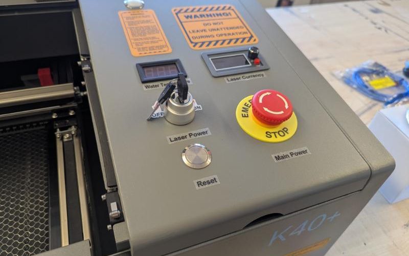 OMTech K40+ CO2 Laser with Lightburn review