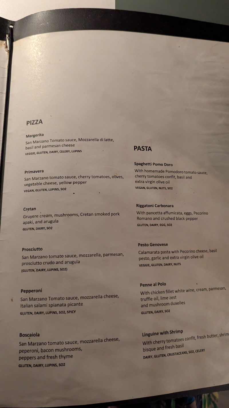 domes aulus elounda amphitheatre menus