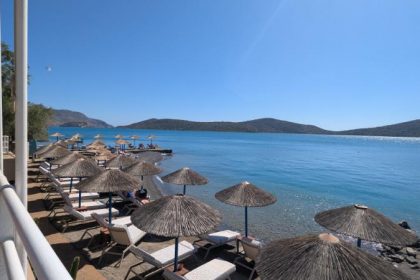 Domes Aulūs Elounda, Crete private beach