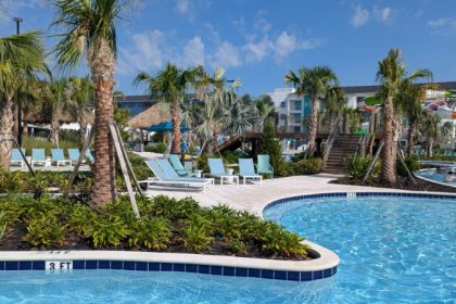lazy river at Villatel Orlando