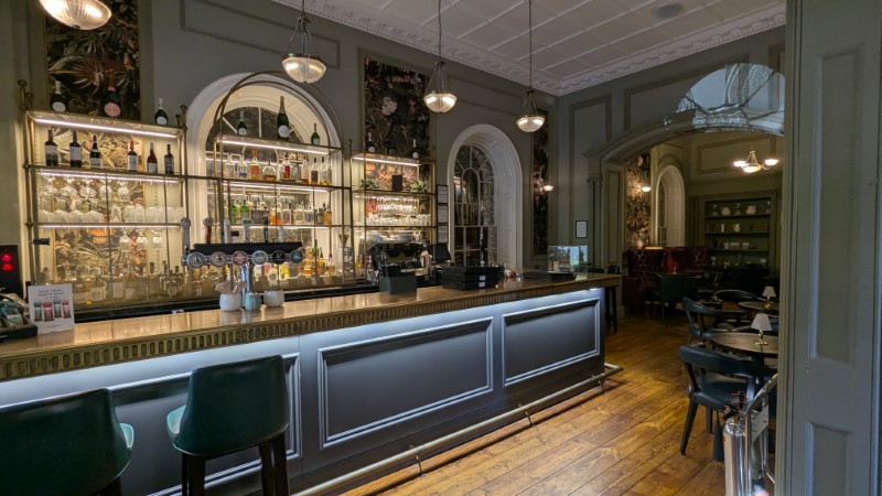 Darwin's Bar at the Buxton Crescent Spa Hotel