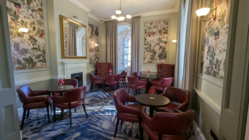 Darwin's Bar at the Buxton Crescent Spa Hotel