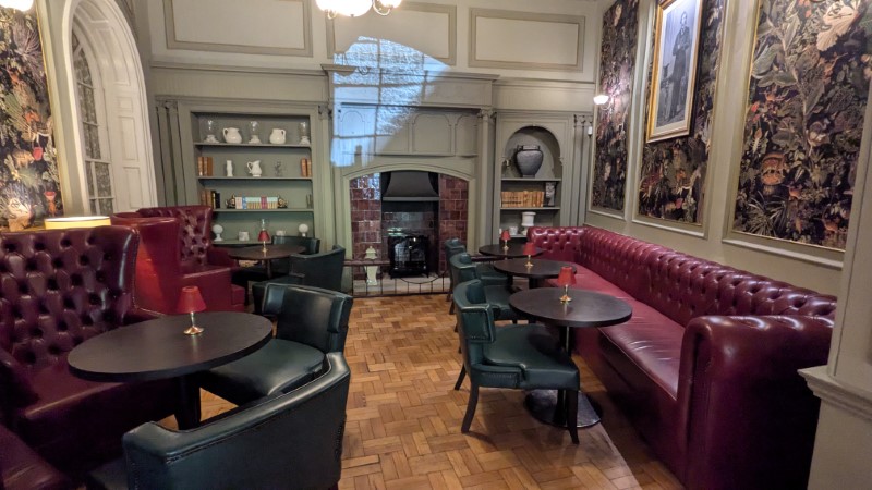 Darwin's Bar at the Buxton Crescent Spa Hotel