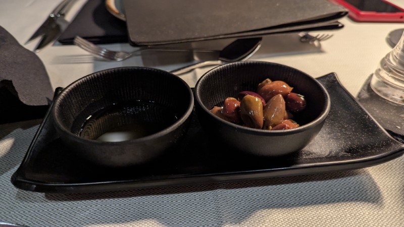 Dinner in the Griglia Restaurant at Domes Aulus Elounda 