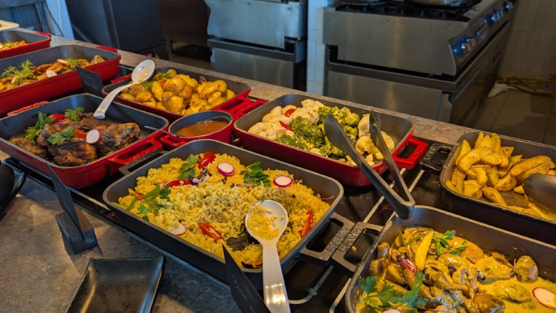 Domes Aulus Elounda Crete Cool Living Lunchtime buffet