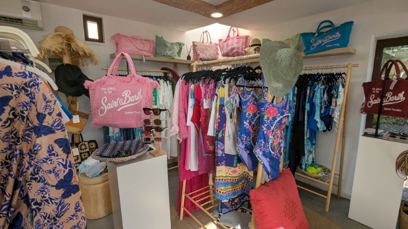 Private Beach at Domes of Elounda Beachwear Shop