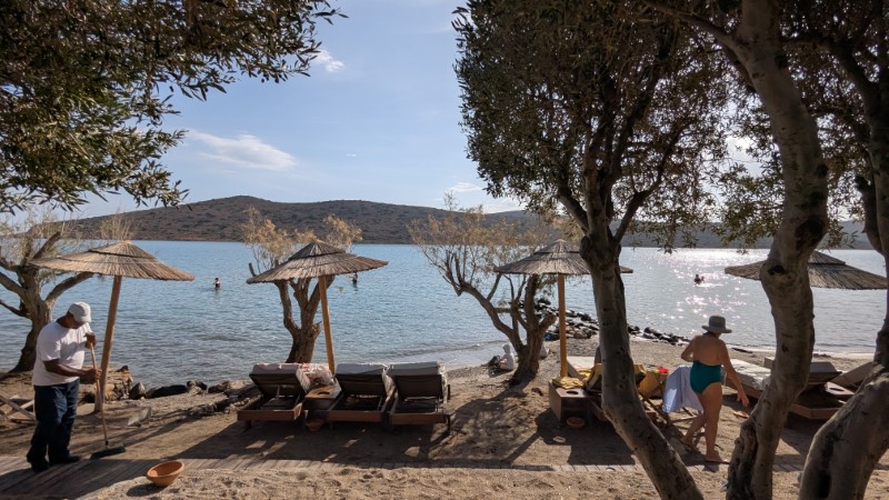 Private Beach at Domes of Elounda