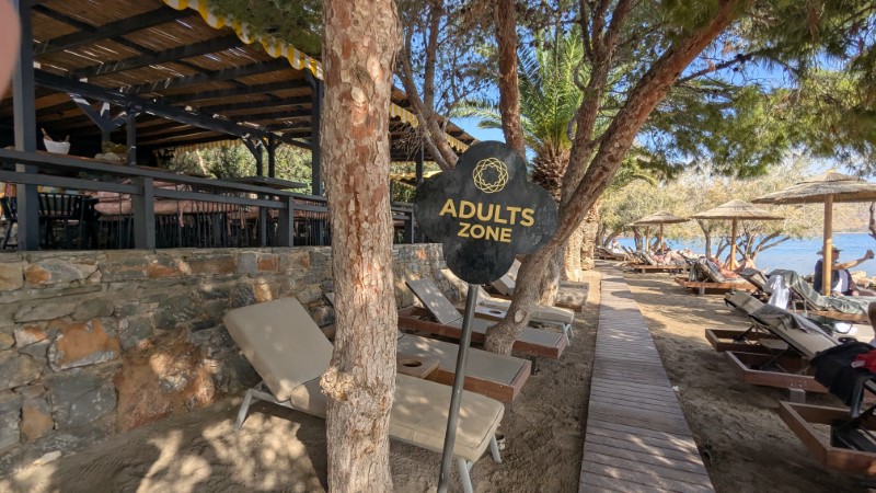 Private Beach at Domes of Elounda