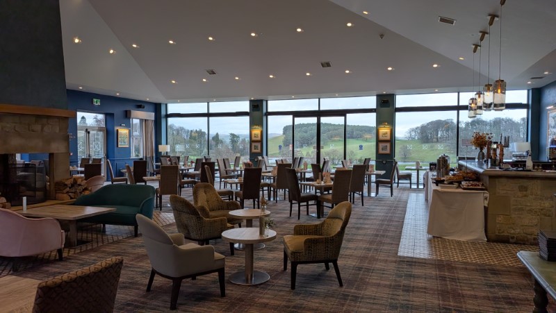 breakfast at in the View Restaurant at The Coniston Hotel Review