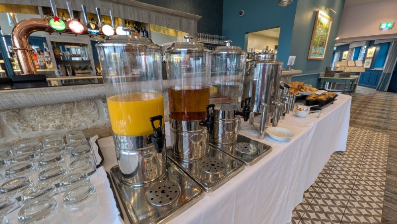 breakfast at in the View Restaurant at The Coniston Hotel Review