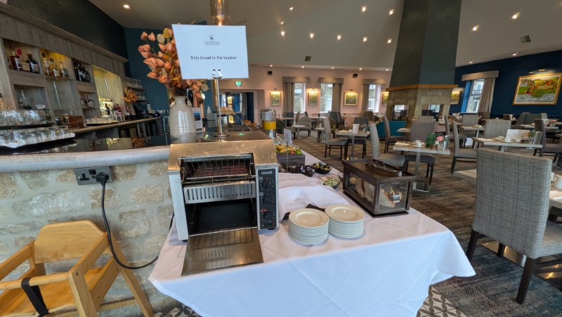 breakfast at in the View Restaurant at The Coniston Hotel Review