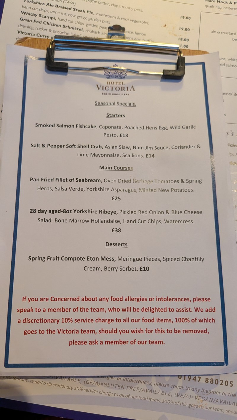 Osborne's Restaurant Review Hotel Victoria 