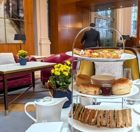 Afternoon tea at Threadneedles Review London