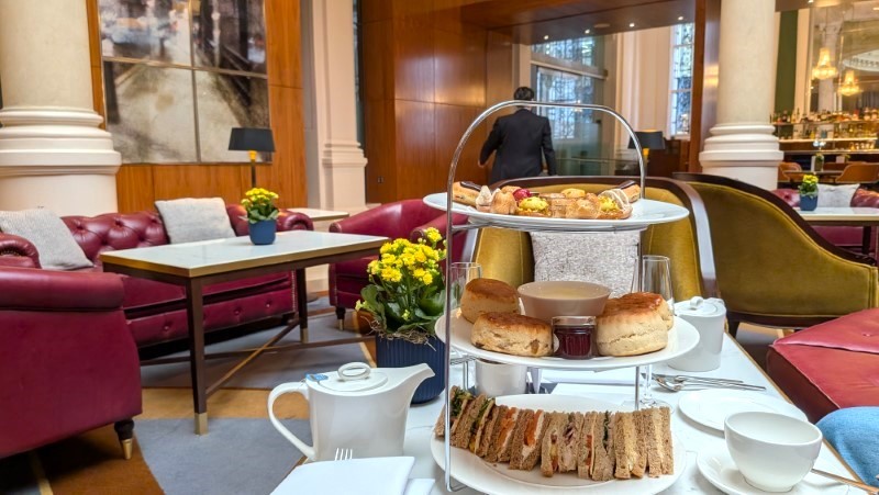 Afternoon tea at Threadneedles Review London