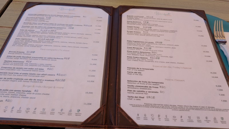 Dreams Lanzarote Playa Dorada Resort Barefoot Grill Review