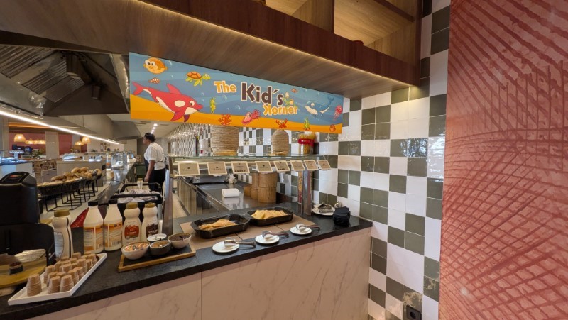 Photos of the Kids Station at the Buffet Breakfast at Dreams Lanzarote