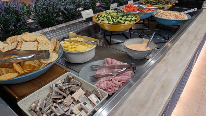 Lunch at Six Eight One Lounge at Leeds Bradford Airport