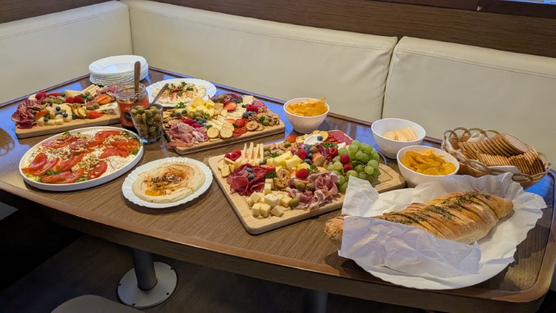 Inclusive food on board the More Sailing Catamaran in Croatia