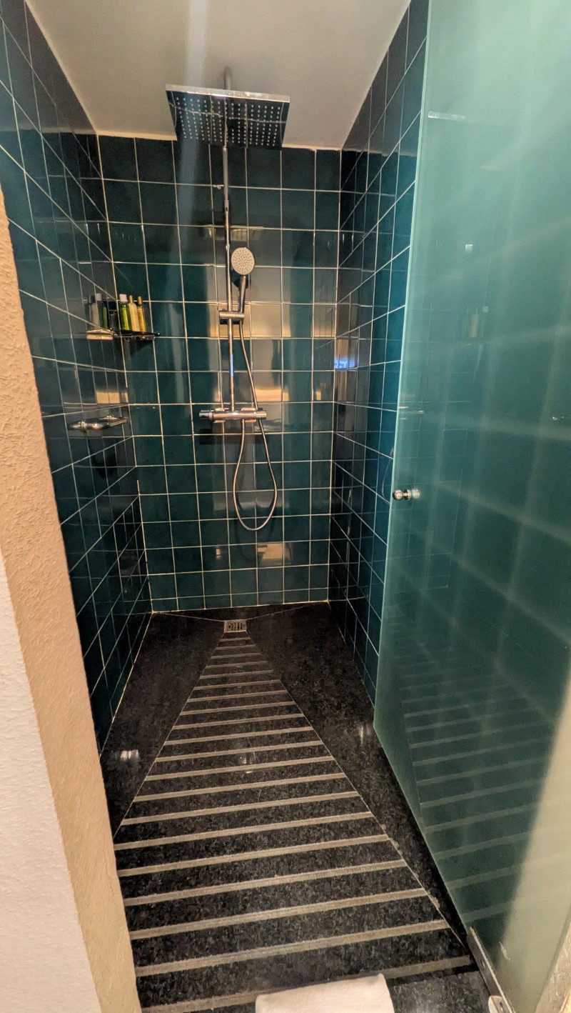 Bathroom in the swim up suite at Secrets Lanzarote
