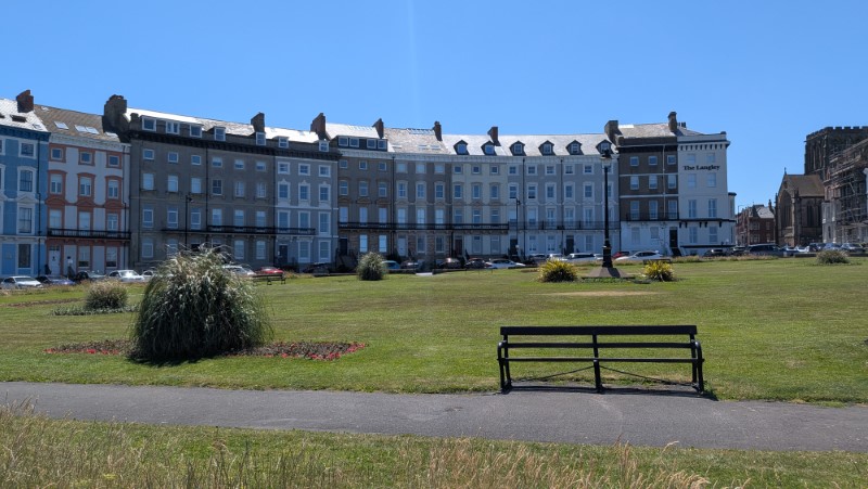 Hotel Carlill on West Cliff Whitby