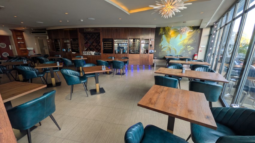 Cafe Zephyr at The Royal Yacht Hotel Jersey 