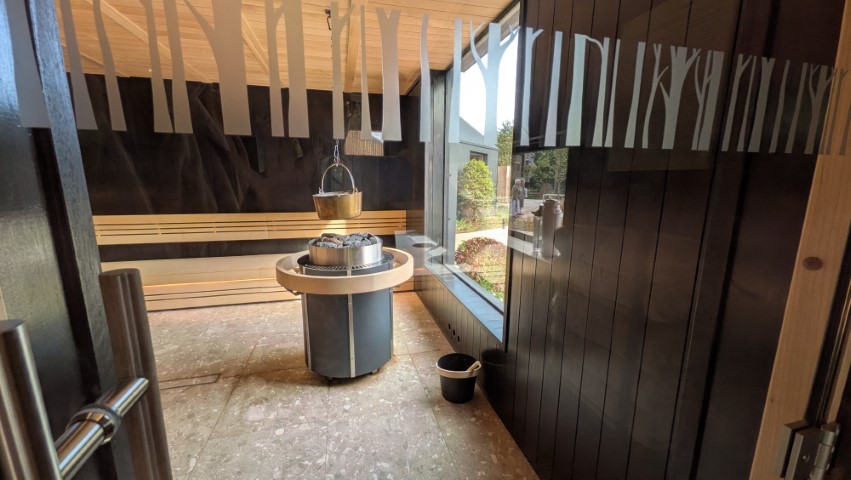 Review of the Sakura Spa at Gisborough Hall Hotel sauna