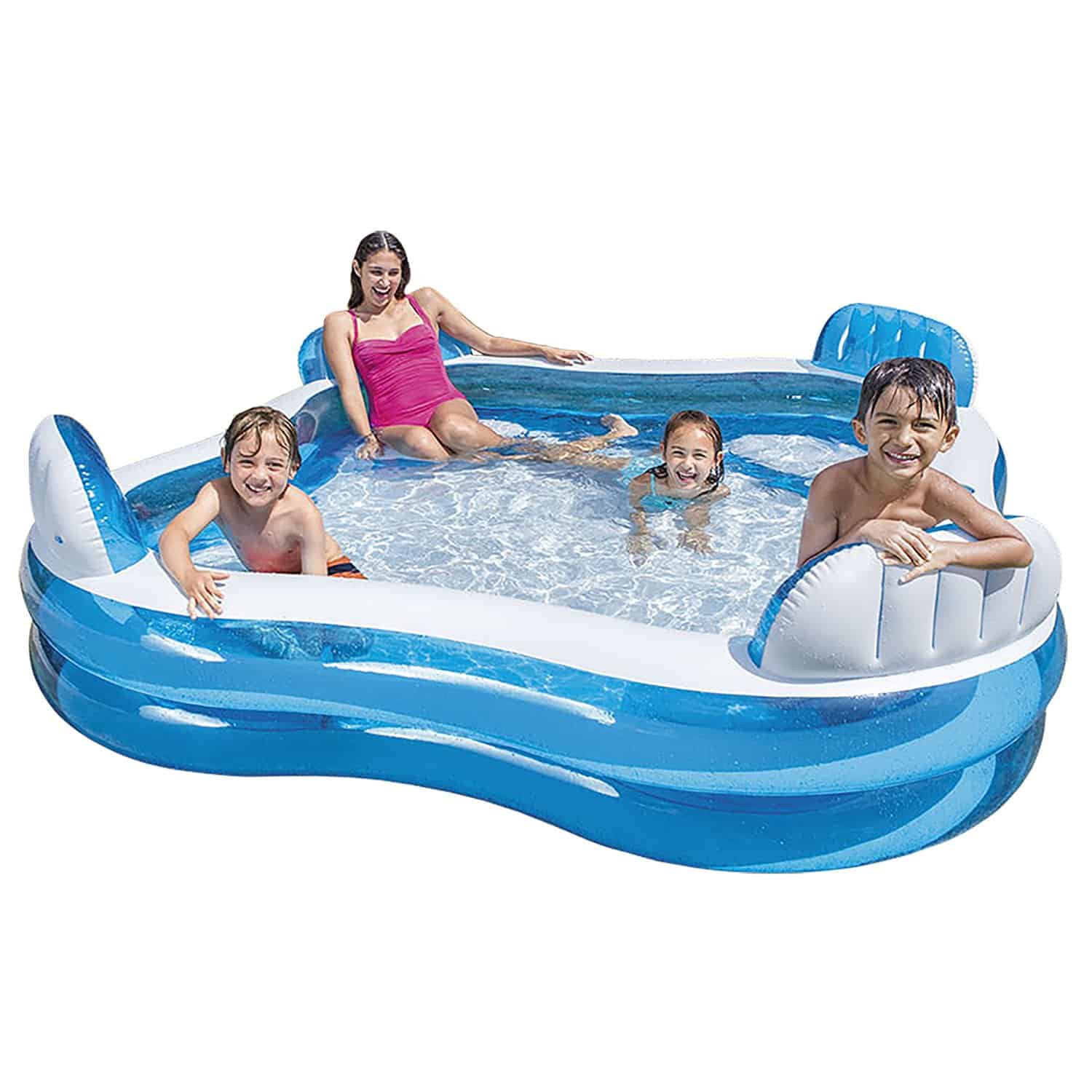 Inflatable Swimming Pool Outdoor Family Inflatable Pool Kids Paddling Pools UK 